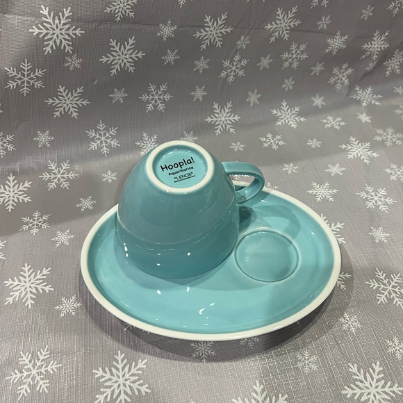 Lenox Hoopla Aquamarine Cup And Saucer Set - Picture 6 of 7
